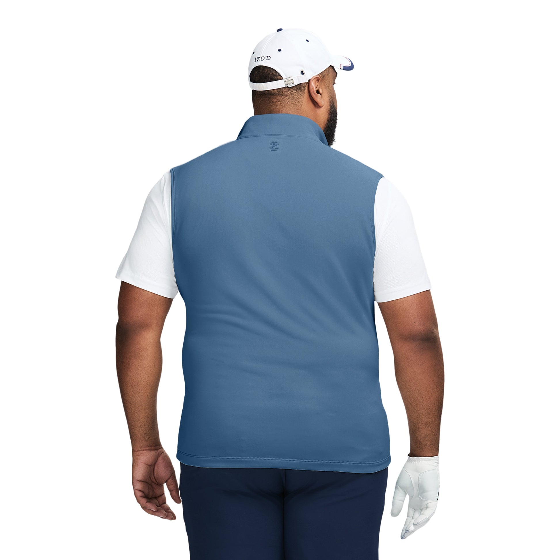 Izod Big & Tall Golf Hydrashield Vest - Moonlight Blue