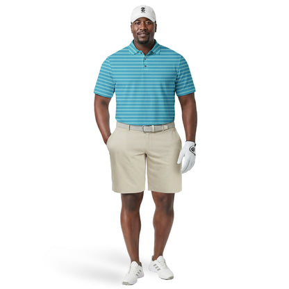 Izod BIG & TALL GOLF SWINGFLEX ELITE PRINTED POLO - TEAL