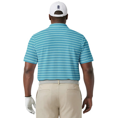 Izod BIG & TALL GOLF SWINGFLEX ELITE PRINTED POLO - TEAL