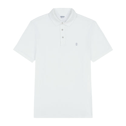 Izod Big & Tall Golf Swingflex Mesh Polo - Bright White