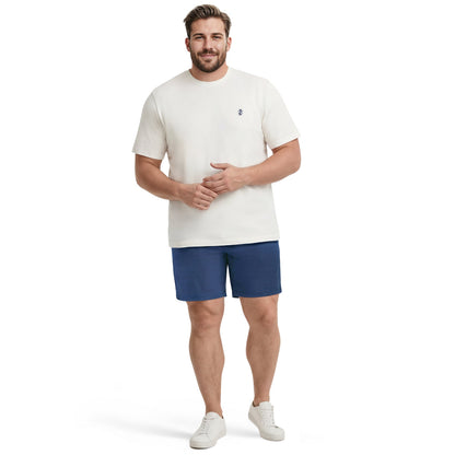 Izod BIG & TALL SALTWATER FISHING GEAR S/S GRAPHIC TEE - EGRET
