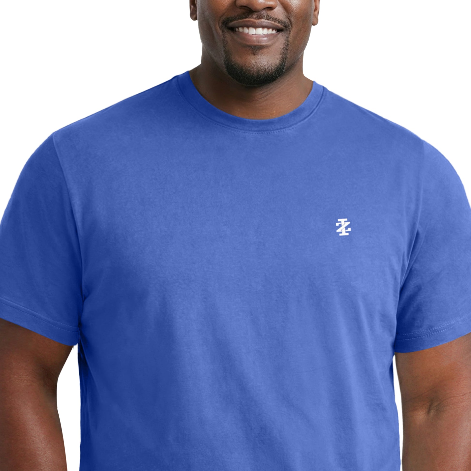 Izod BIG & TALL SALTWATER FISHING GEAR S/S GRAPHIC TEE - TRUE NAVY