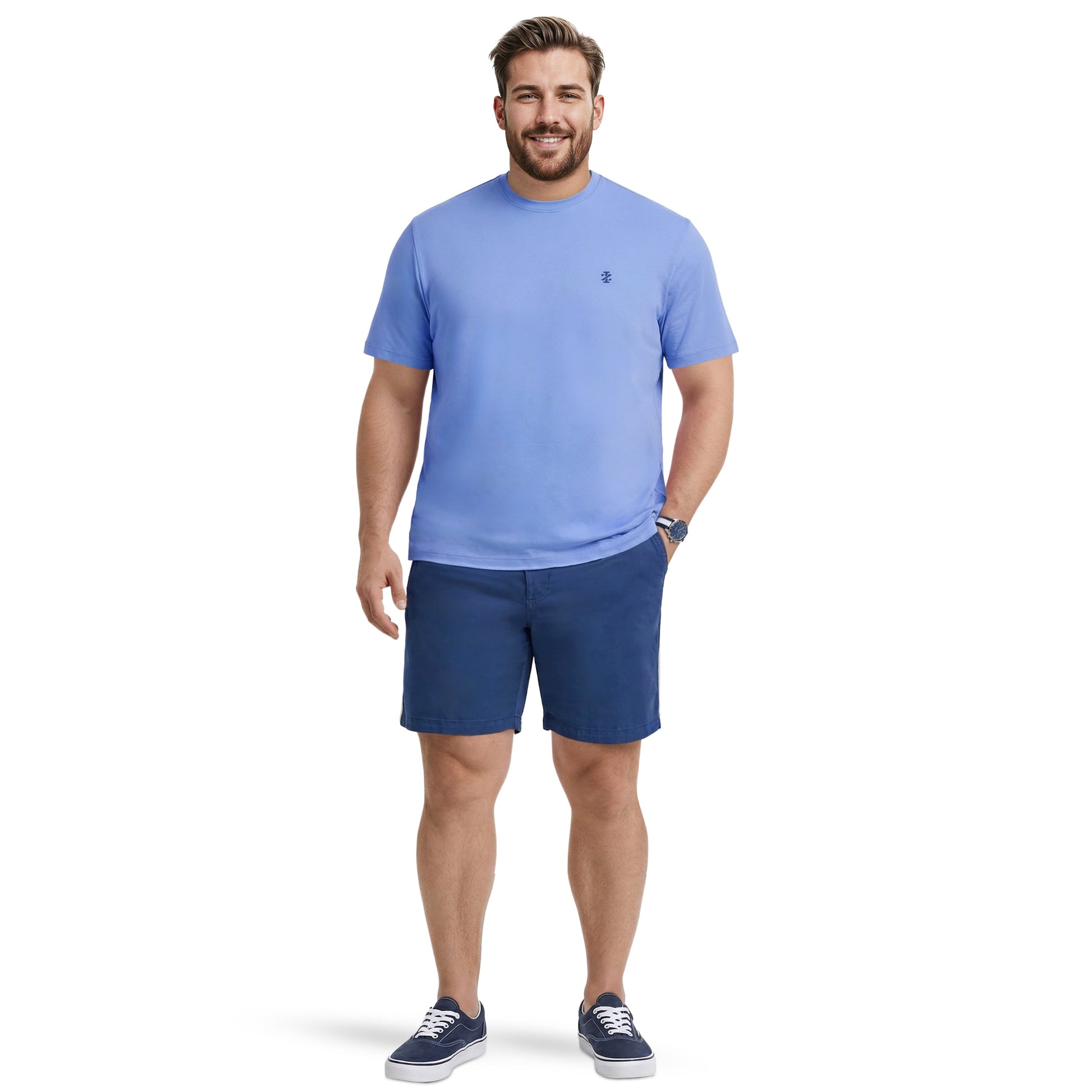 Izod BIG & TALL SALTWATER FISHING GEAR S/S GRAPHIC TEE - REGATTA