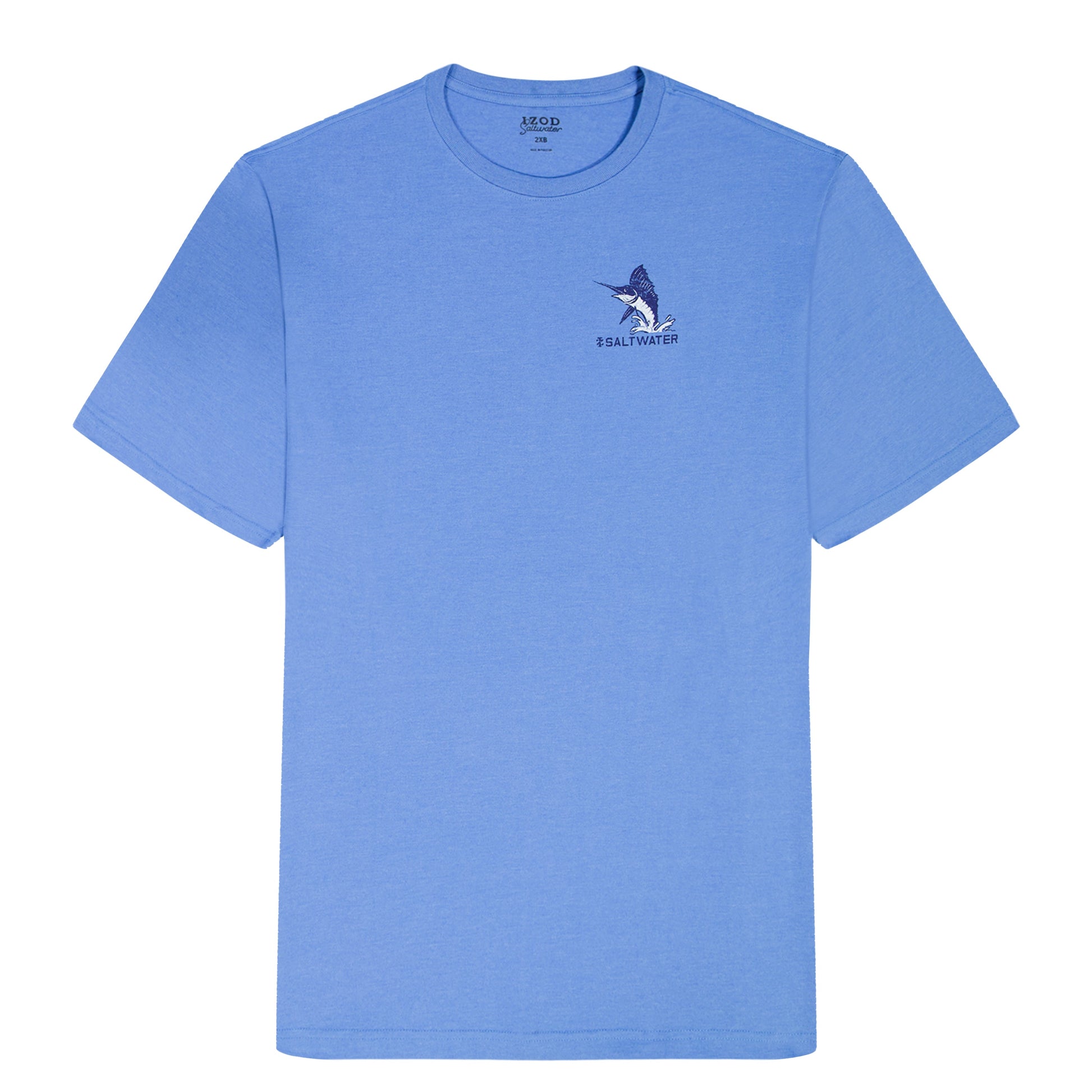 Izod BIG & TALL SALTWATER S/S GRAPHIC TEE - BLUE REVIVAL