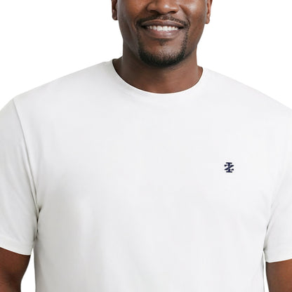 Izod BIG & TALL SALTWATER FISHING GEAR S/S GRAPHIC TEE - BRIGHT WHITE
