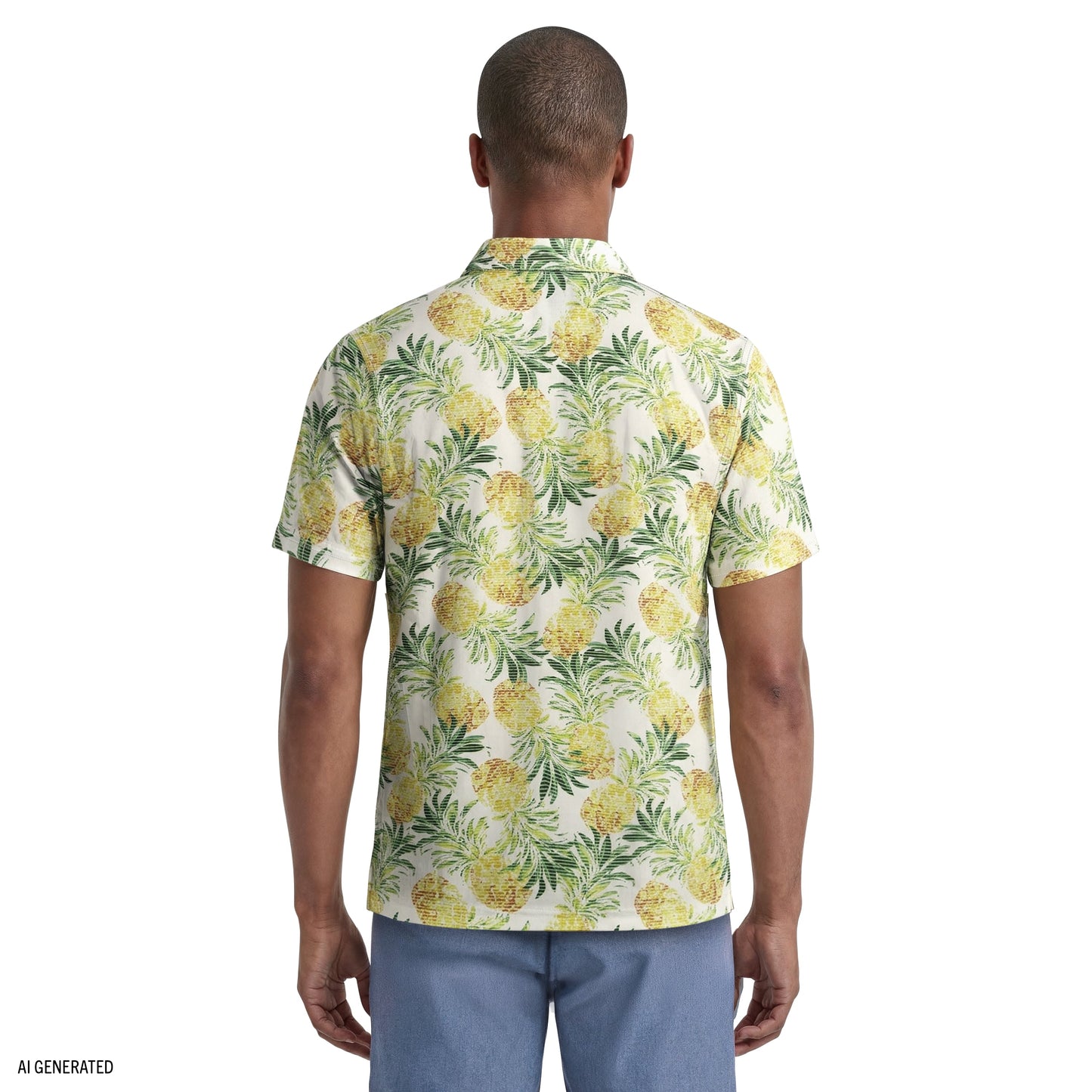 Izod SUNSHIELD PERFORMANCE S/S PRINTED POLO - LEMON DROP