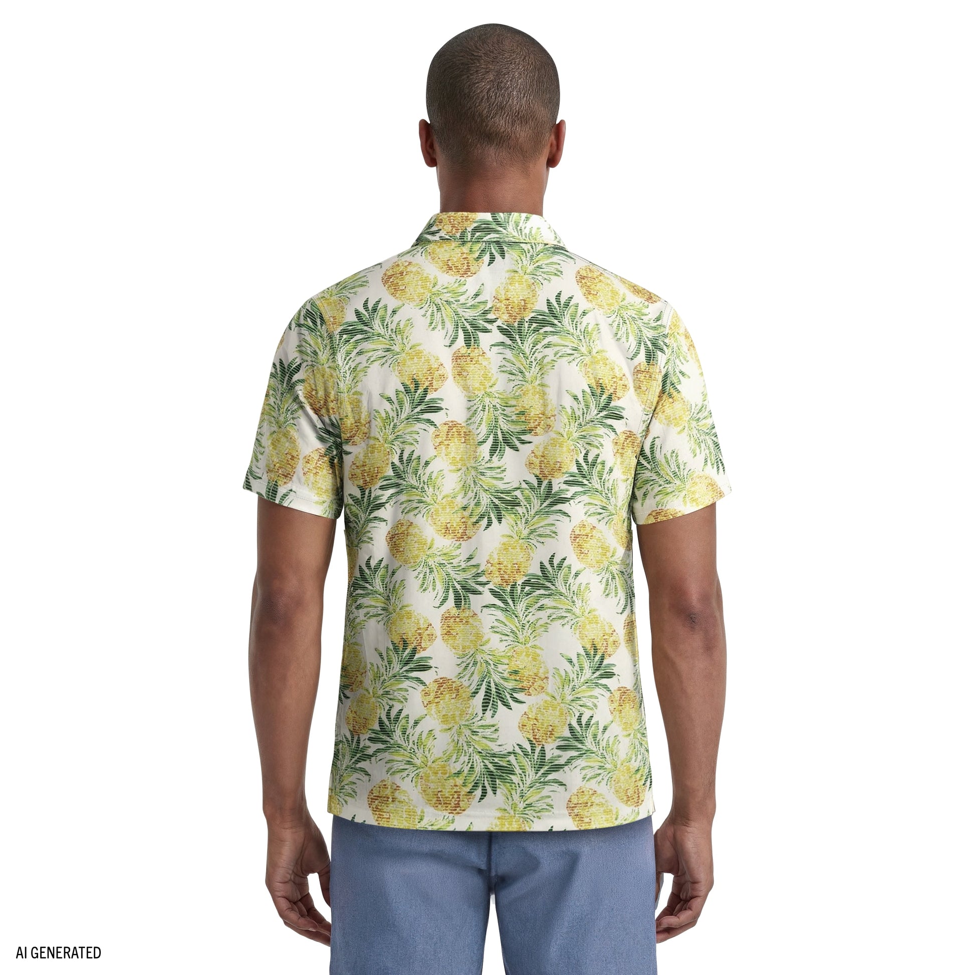 Izod SUNSHIELD PERFORMANCE S/S PRINTED POLO - LEMON DROP