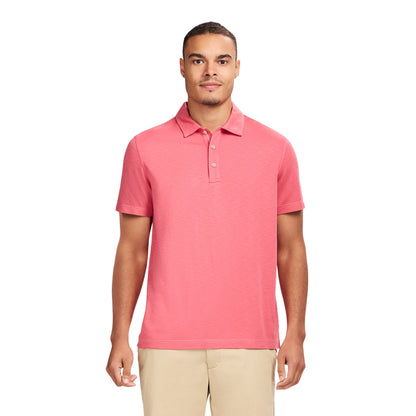 Izod DOCKSIDE S/S SLUB POLO - HOLLY BERRY