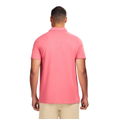 Izod DOCKSIDE S/S SLUB POLO - HOLLY BERRY