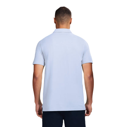 Izod DOCKSIDE S/S SLUB POLO - CHAMBRAY BLUE