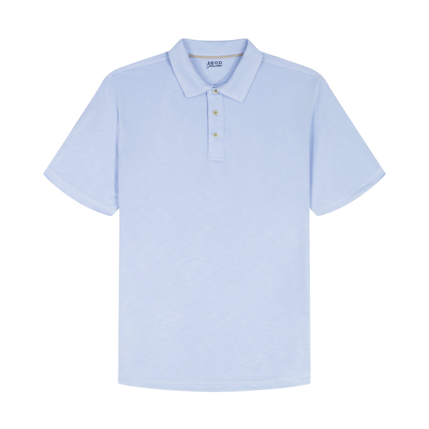 Izod DOCKSIDE S/S SLUB POLO - CHAMBRAY BLUE