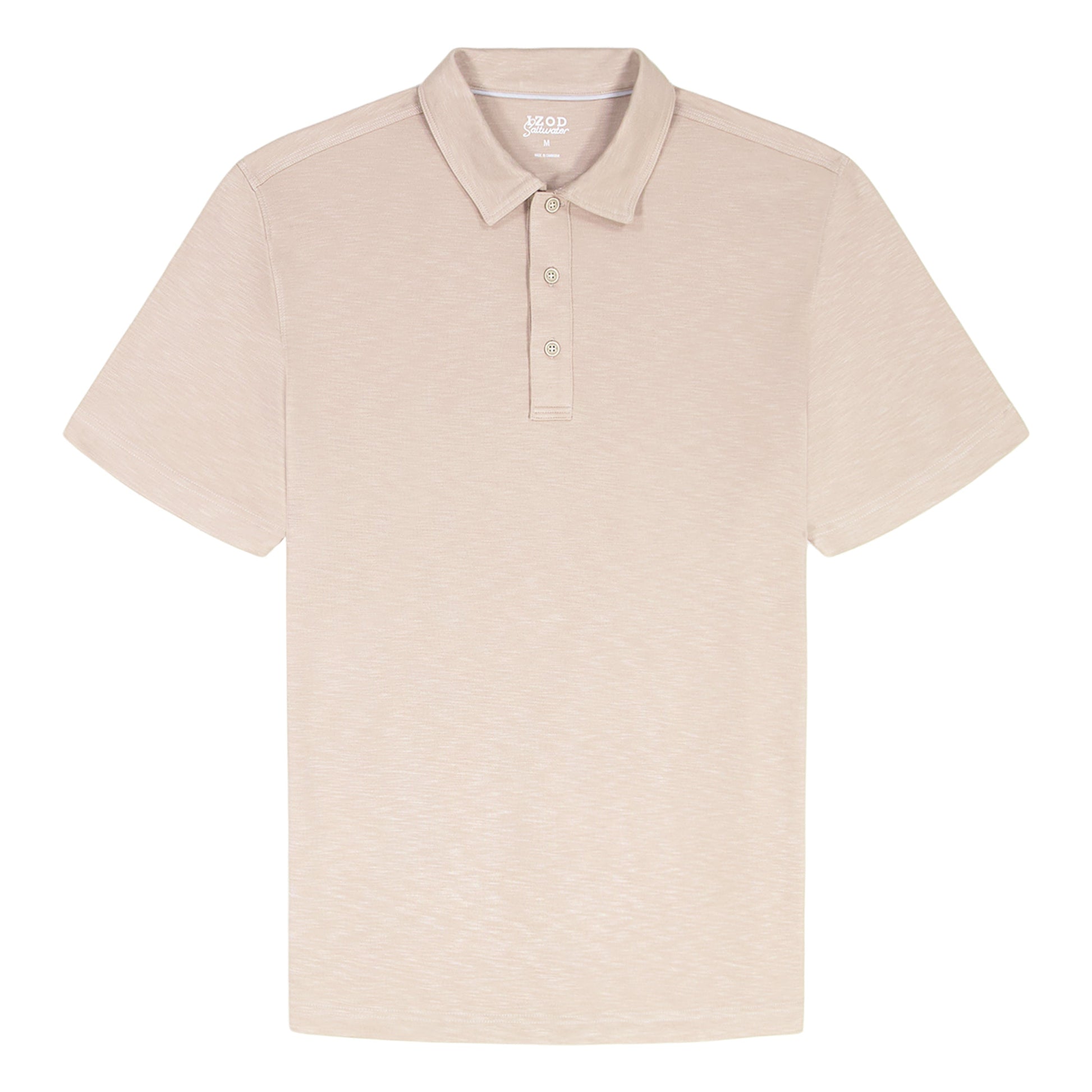 Izod DOCKSIDE S/S SLUB POLO - CROCKERY