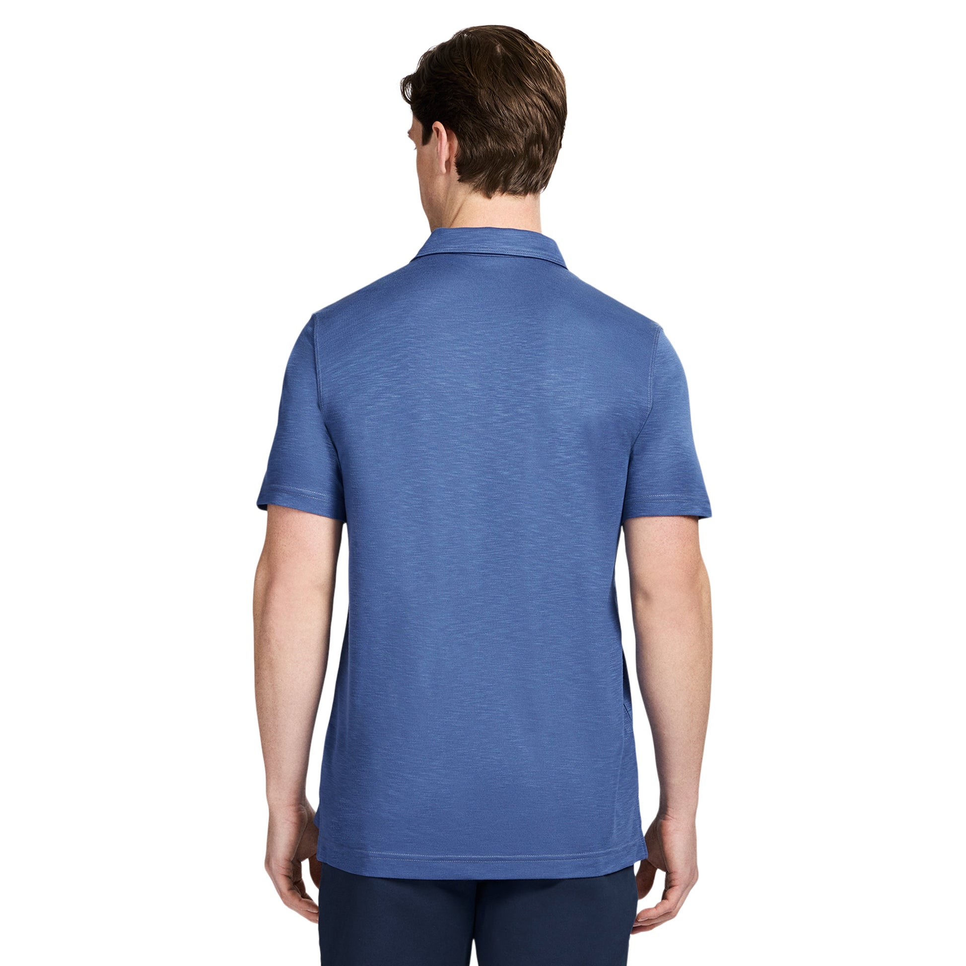 Izod DOCKSIDE S/S SLUB POLO - TRUE NAVY