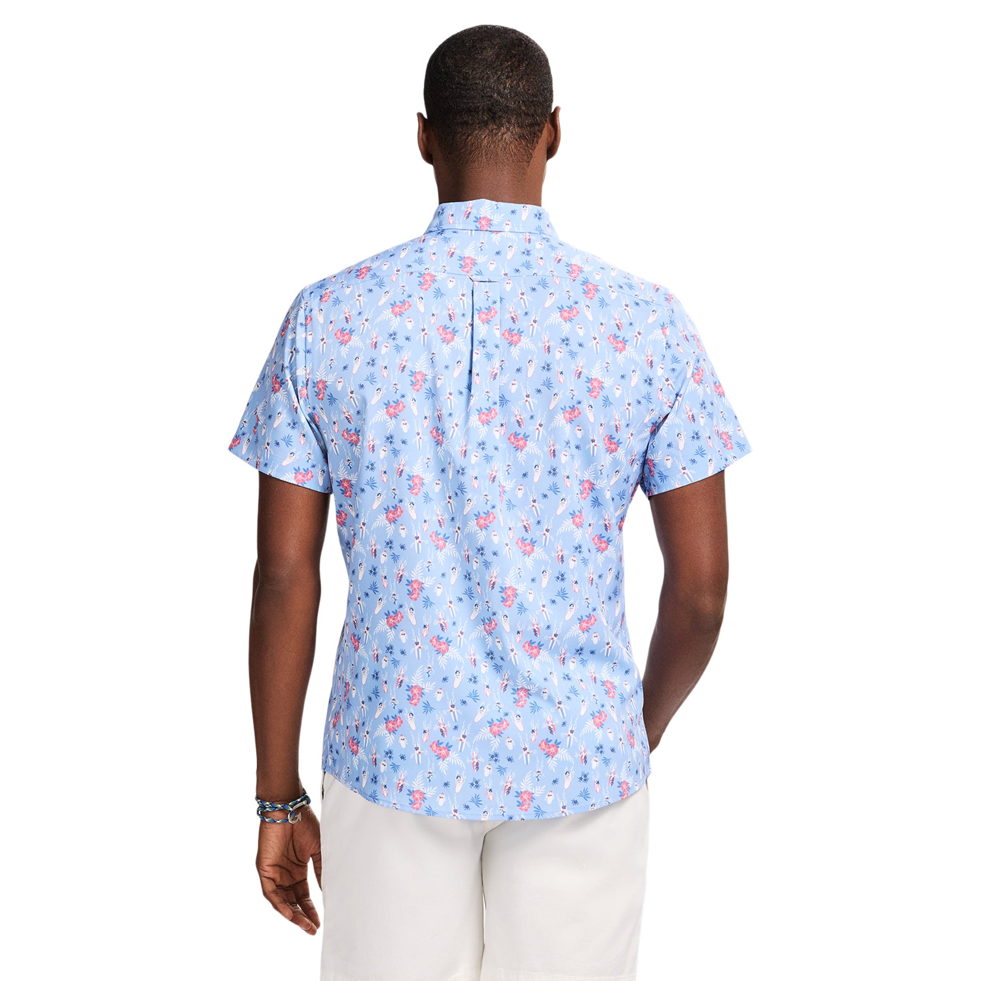 Izod Breeze Short Sleeve Button Down  - Della Robbia Blue