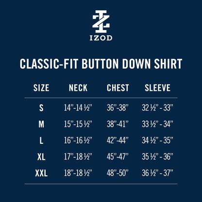 Izod Breeze Short Sleeve Button Down  - Della Robbia Blue