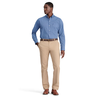 Izod Performance Comfort L/S Shirt - Estate Blue