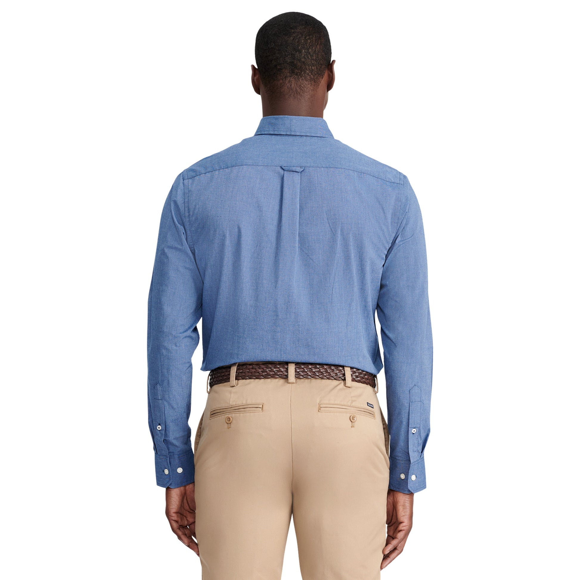 Izod Performance Comfort L/S Shirt - Estate Blue
