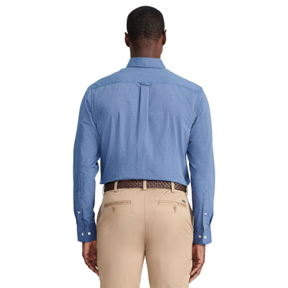 Izod Performance Comfort L/S Shirt - Estate Blue