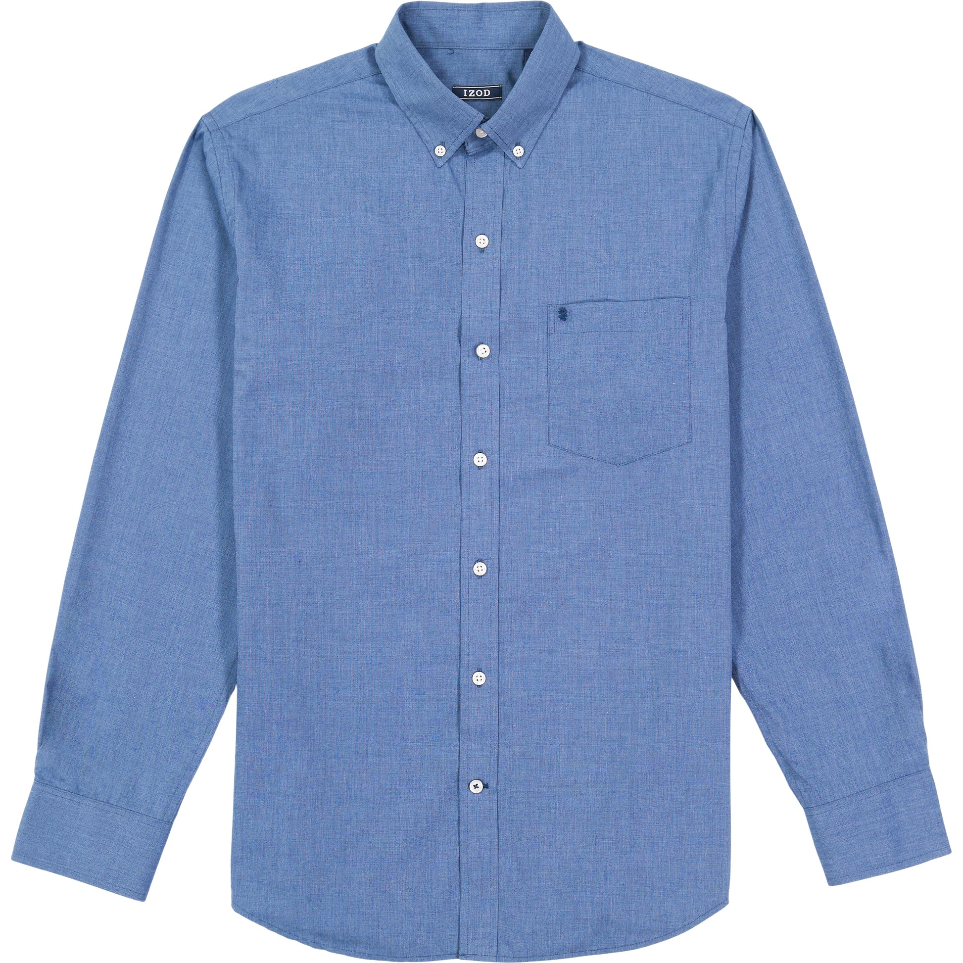 Izod Performance Comfort L/S Shirt - Estate Blue