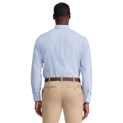 Izod Performance Comfort L/S Shirt - Mazarine Blue
