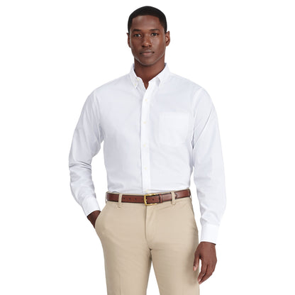 Izod Performance Comfort L/S Shirt - Bright White