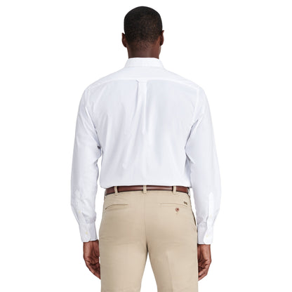 Izod Performance Comfort L/S Shirt - Bright White