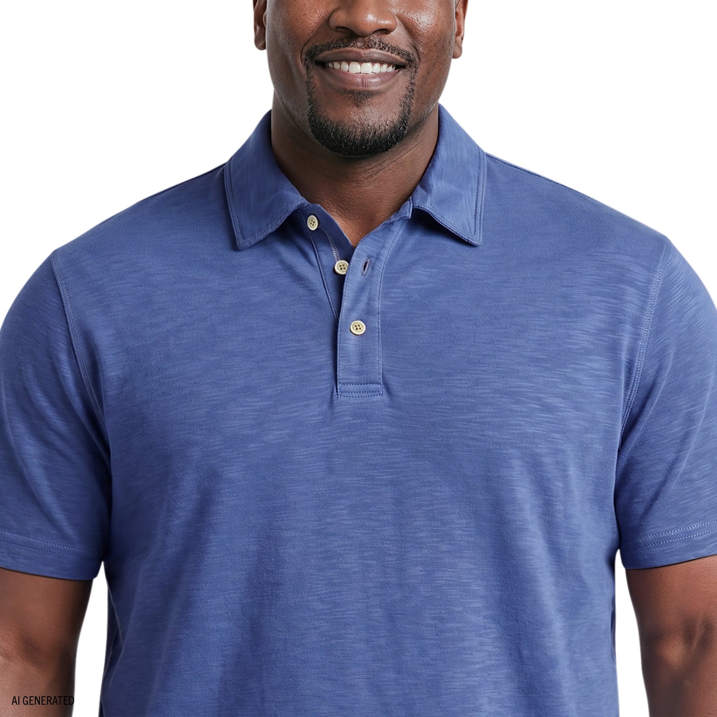 Izod BIG & TALL DOCKSIDE SLUB S/S POLO - TRUE NAVY