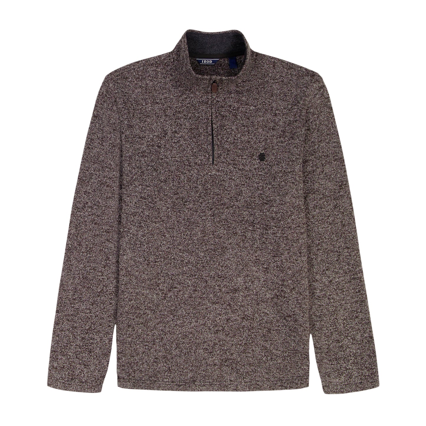 Izod Big & Tall Thermasoft Sweater Fleece Quarter Zip - Carbon Hthr