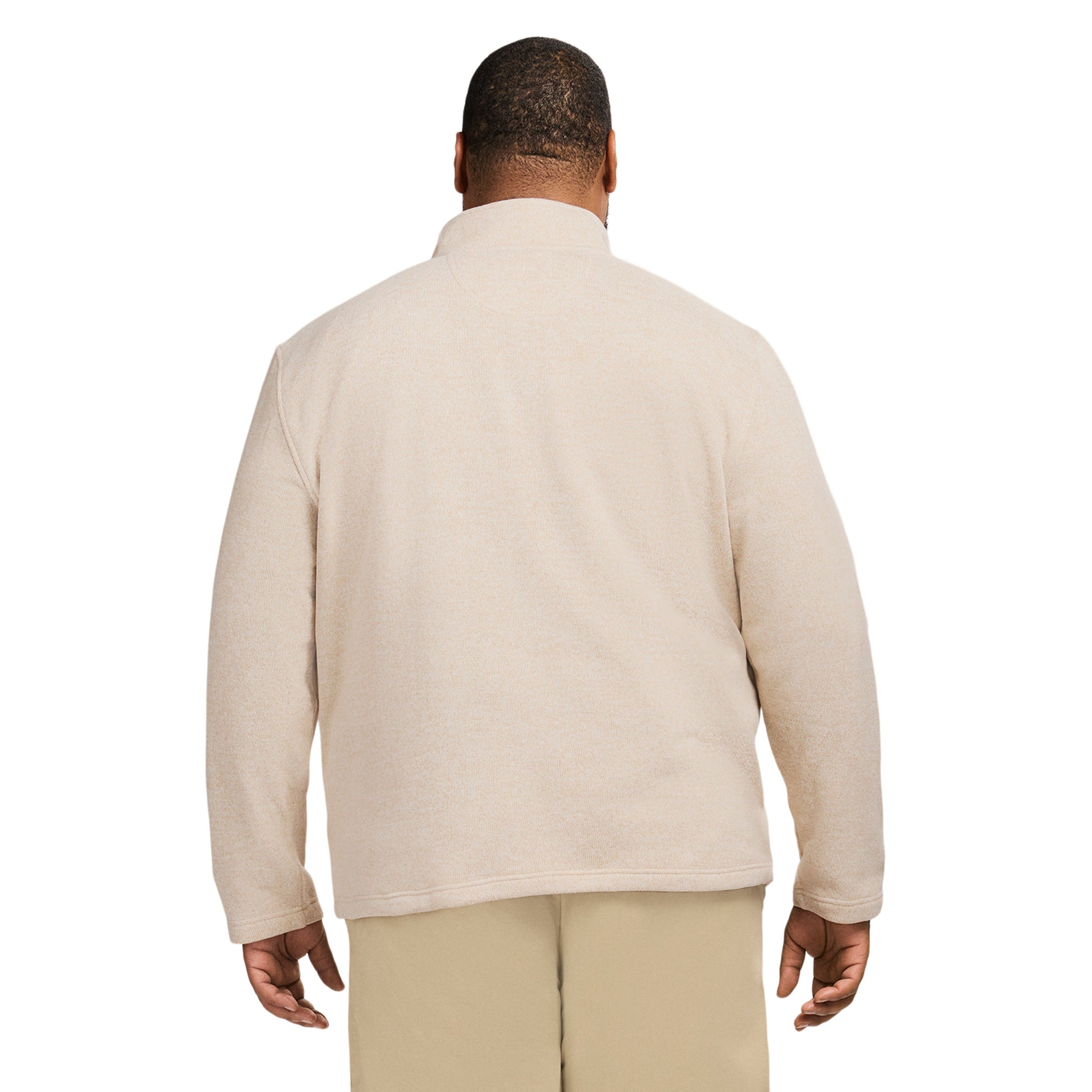 Izod Big & Tall Thermasoft Sweater Fleece Quarter Zip - Rock Hthr