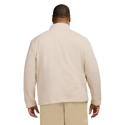 Izod Big & Tall Thermasoft Sweater Fleece Quarter Zip - Rock Hthr