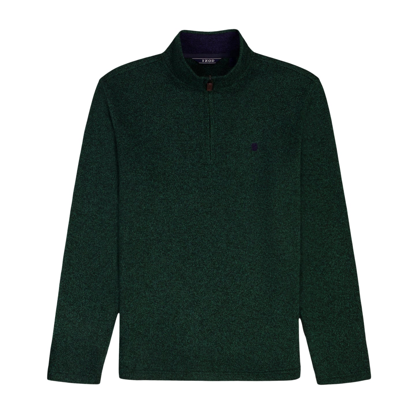 Izod Big & Tall Thermasoft Sweater Fleece Quarter Zip - Rain Forest