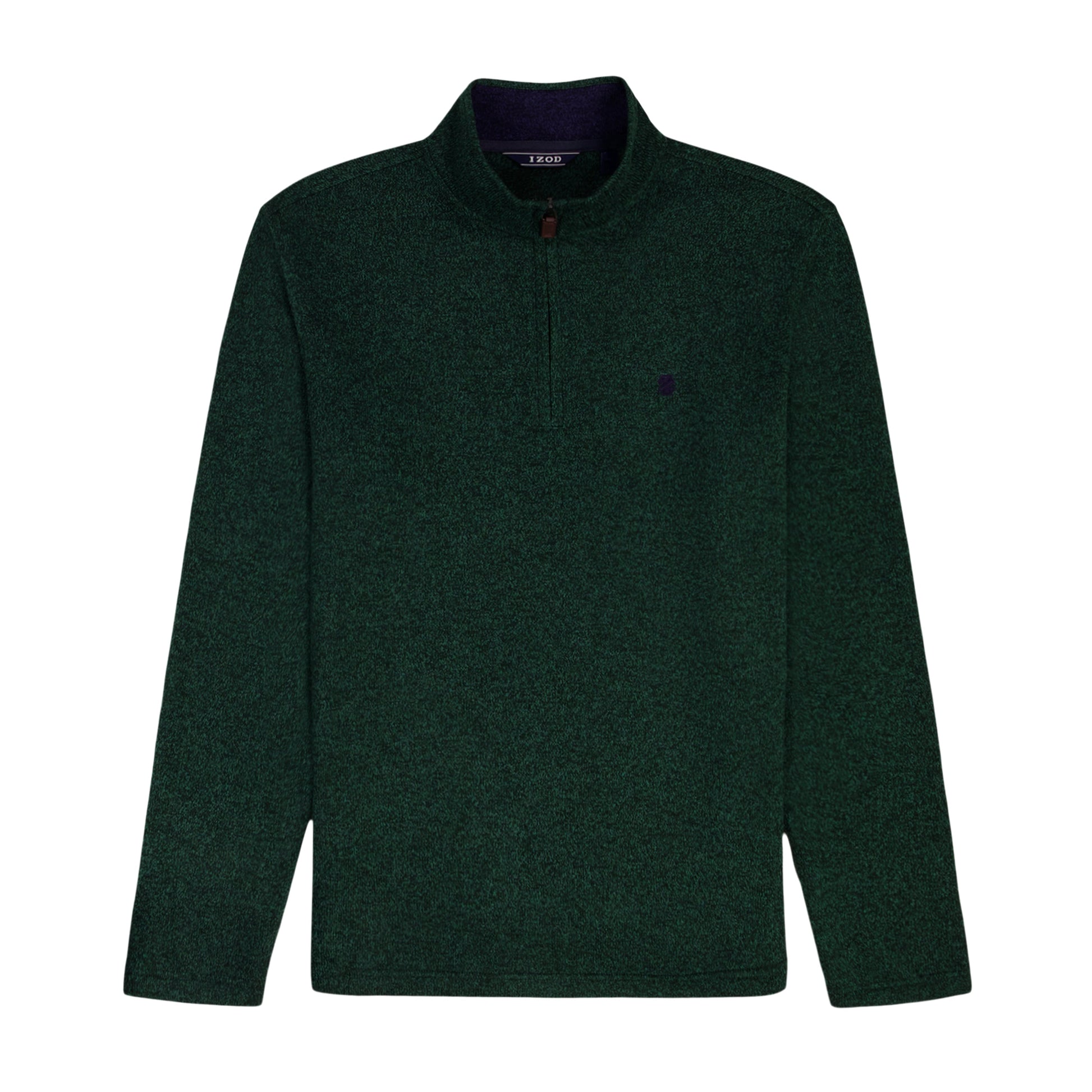 Izod Big & Tall Thermasoft Sweater Fleece Quarter Zip - Rain Forest