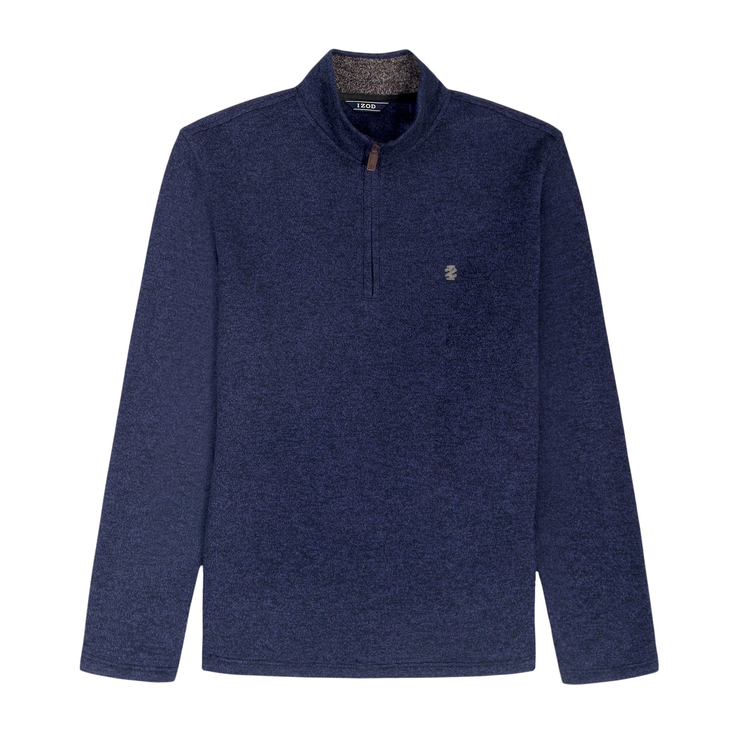 Izod Big & Tall Thermasoft Sweater Fleece Quarter Zip - Navy Blazer