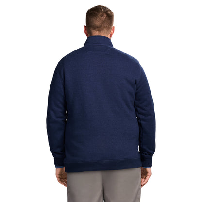 Izod Big & Tall Advantage Performance Quarter Zip Fleece - Navy Blazer