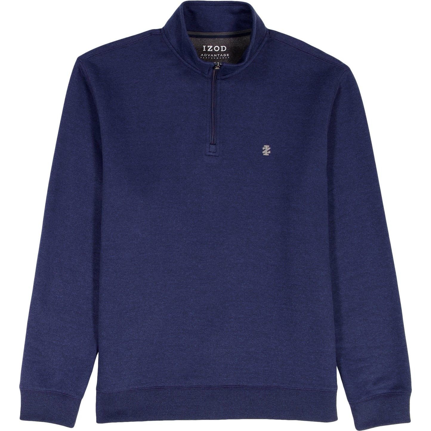 Izod Big & Tall Advantage Performance Quarter Zip Fleece - Navy Blazer