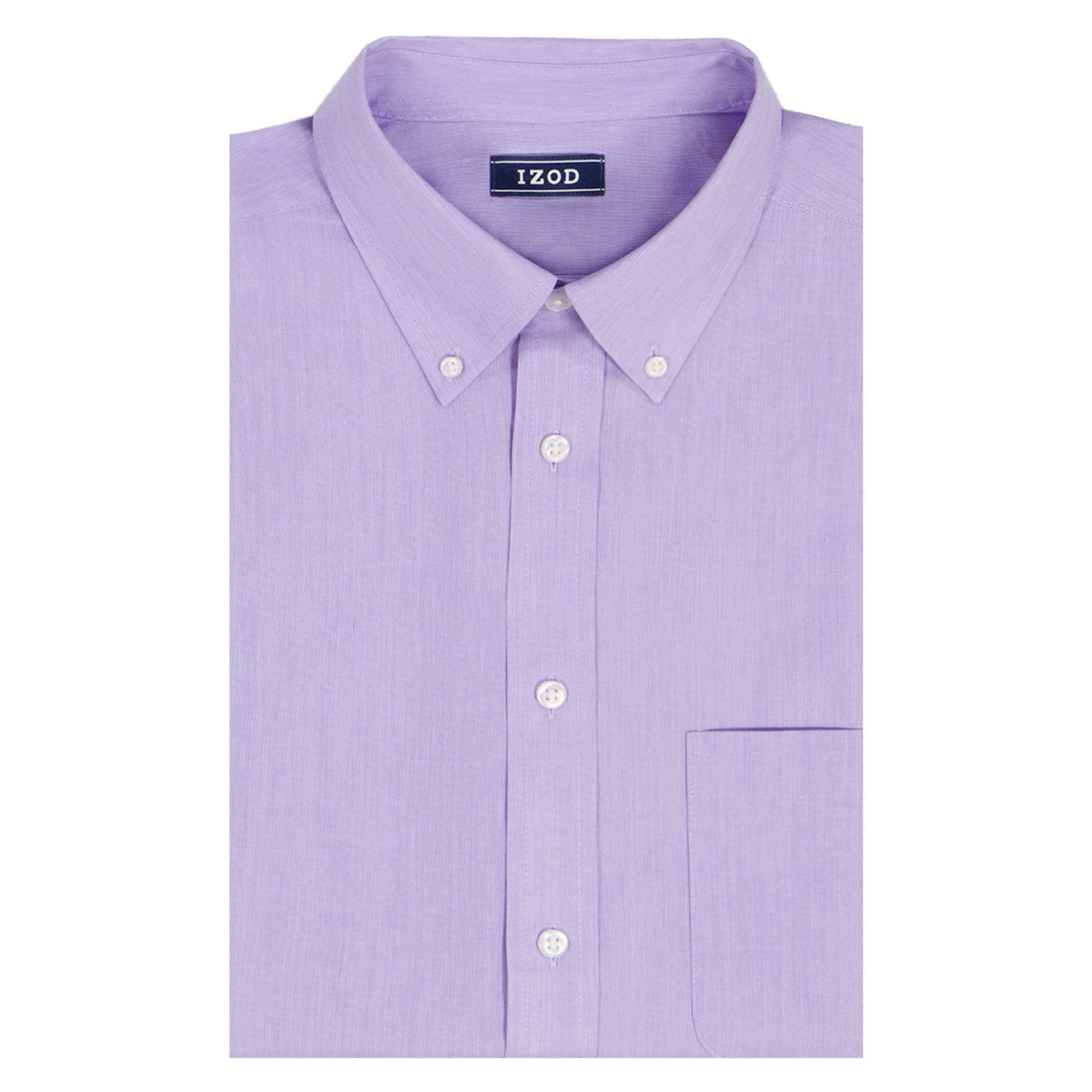 Izod BIG & TALL ALL-OVER STRETCH L/S STRIPED BUTTON-DOWN DRESS SHIRT - DAHL