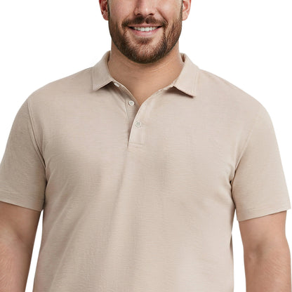 Izod BIG & TALL DOCKSIDE SLUB S/S POLO - CROCKERY