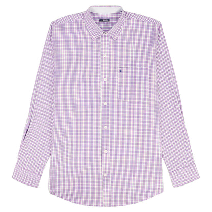 Izod BIG & TALL PERFORMANCE COMFORT L/S BUTTON-DOWN SHIRT - ENGLISH LAVENDE