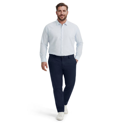 Izod BIG & TALL LUXURY SPORT L/S BUTTON-DOWN SHIRT - WASABI