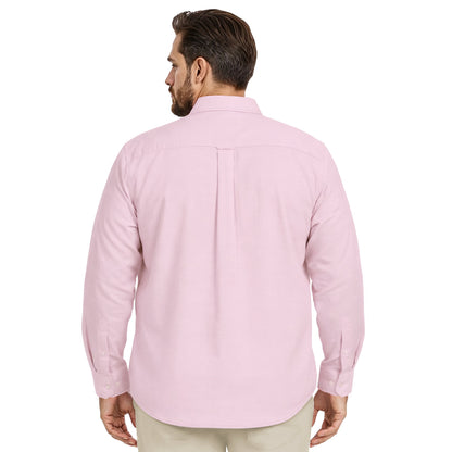 Izod BIG & TALL LUXURY SPORT L/S BUTTON-DOWN SHIRT - PASTEL LILAC
