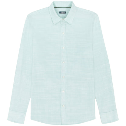 Izod BIG & TALL LUXURY SPORT L/S SHIRT - WASABI