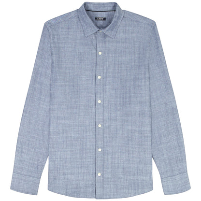 Izod BIG & TALL LUXURY SPORT L/S SHIRT - TWILIGHT BLUE
