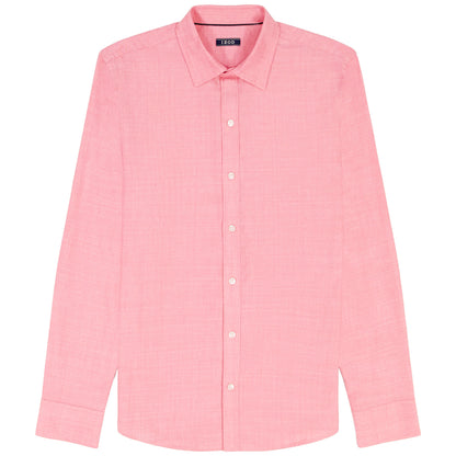 Izod BIG & TALL LUXURY SPORT L/S SHIRT - HOLLY BERRY