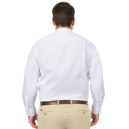 Izod BIG & TALL LUXURY SPORT L/S SHIRT - BRIGHT WHITE