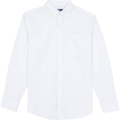 Izod Big & Tall Performance Comfort L/S Shirt - Bright White
